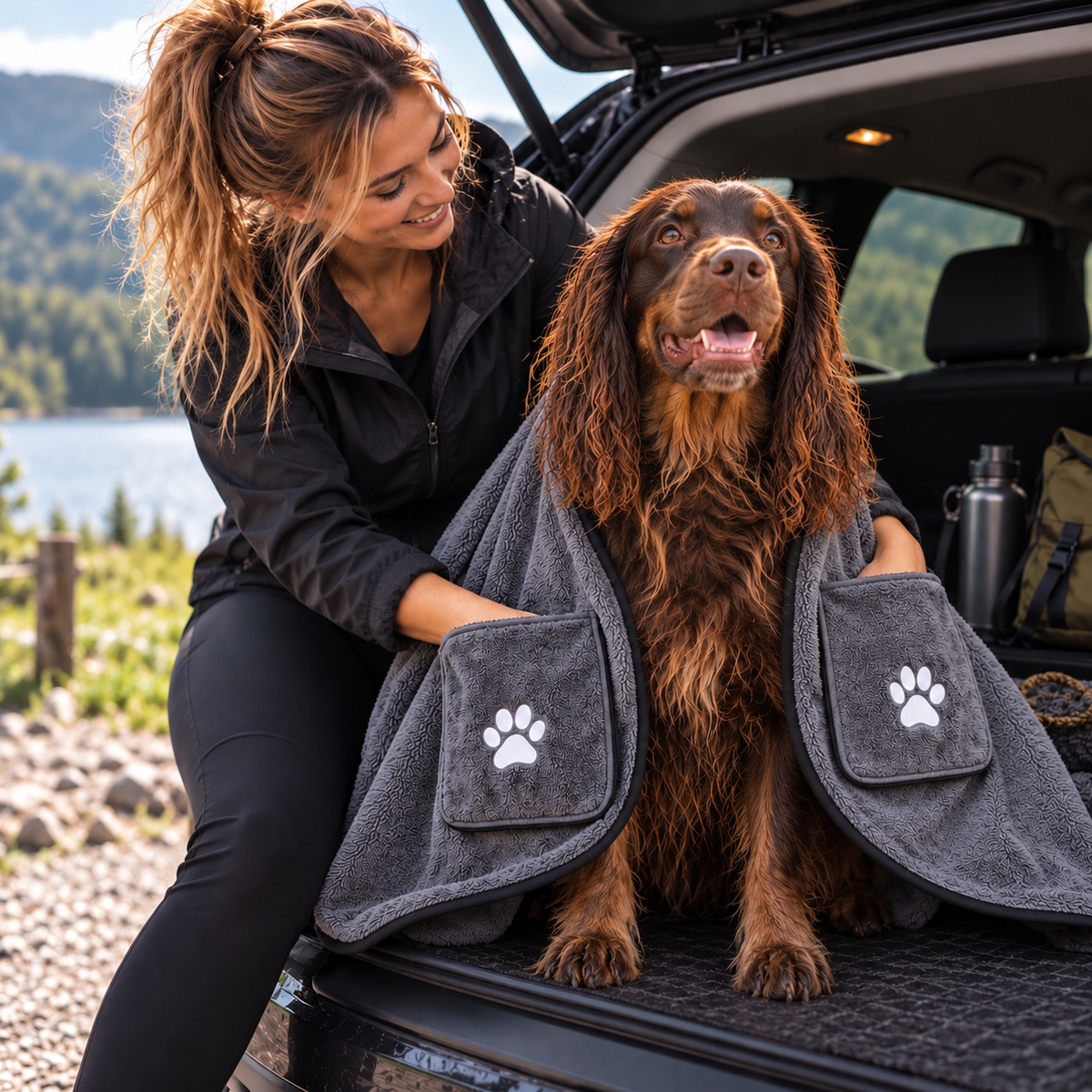 Bark & Roll Premium Quick-Dry Dog Towel